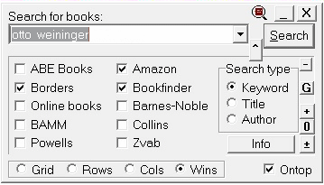 Booksearch screen shot