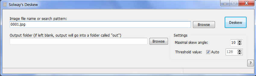 Solway's Deskew 1.0 screenshot